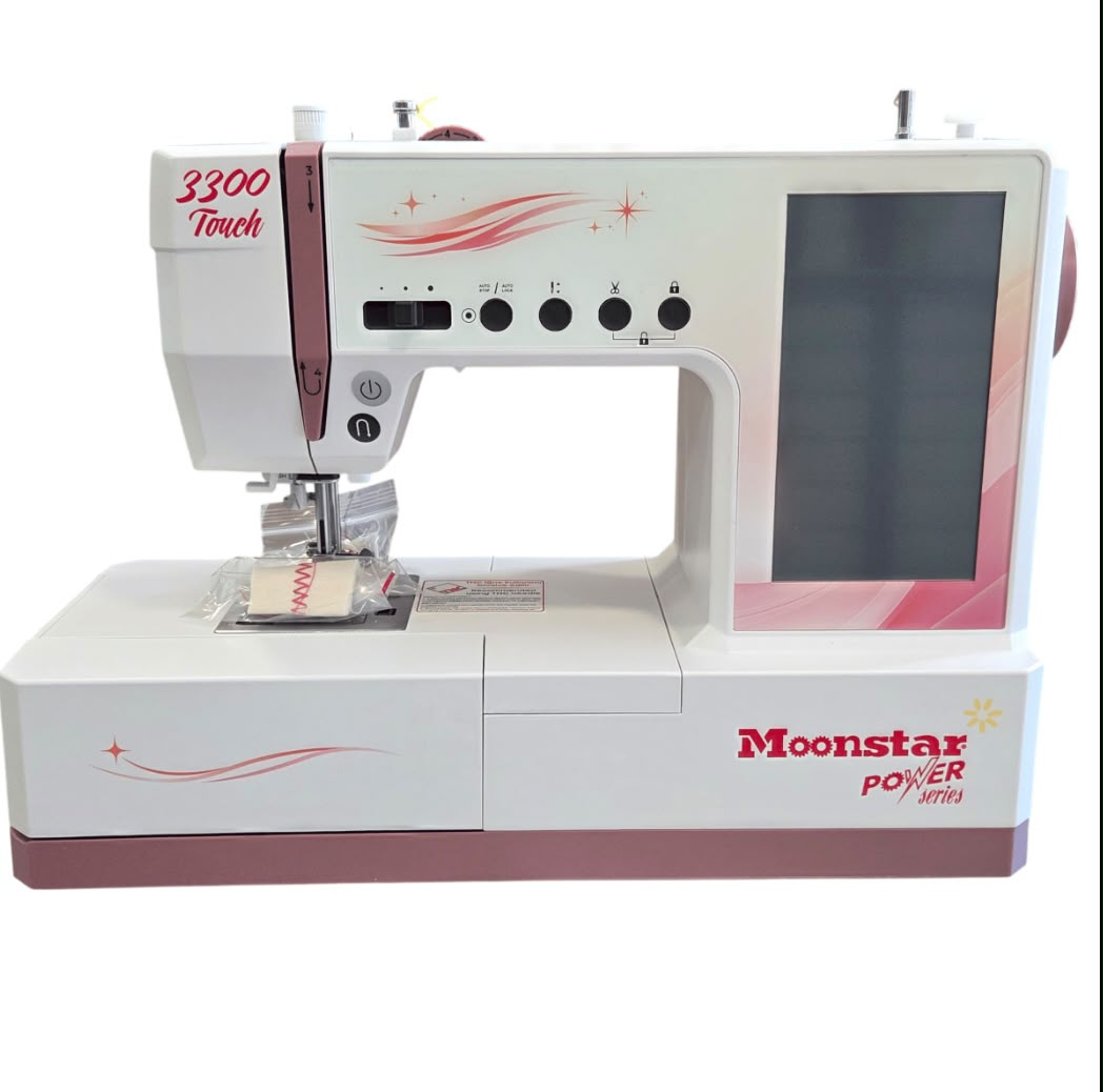 MOONSTAR 3300 TOUCH ELEKTRONİK DOKUNMATİK ZİKZAK PİKO DİKİŞ MAKİNESİ